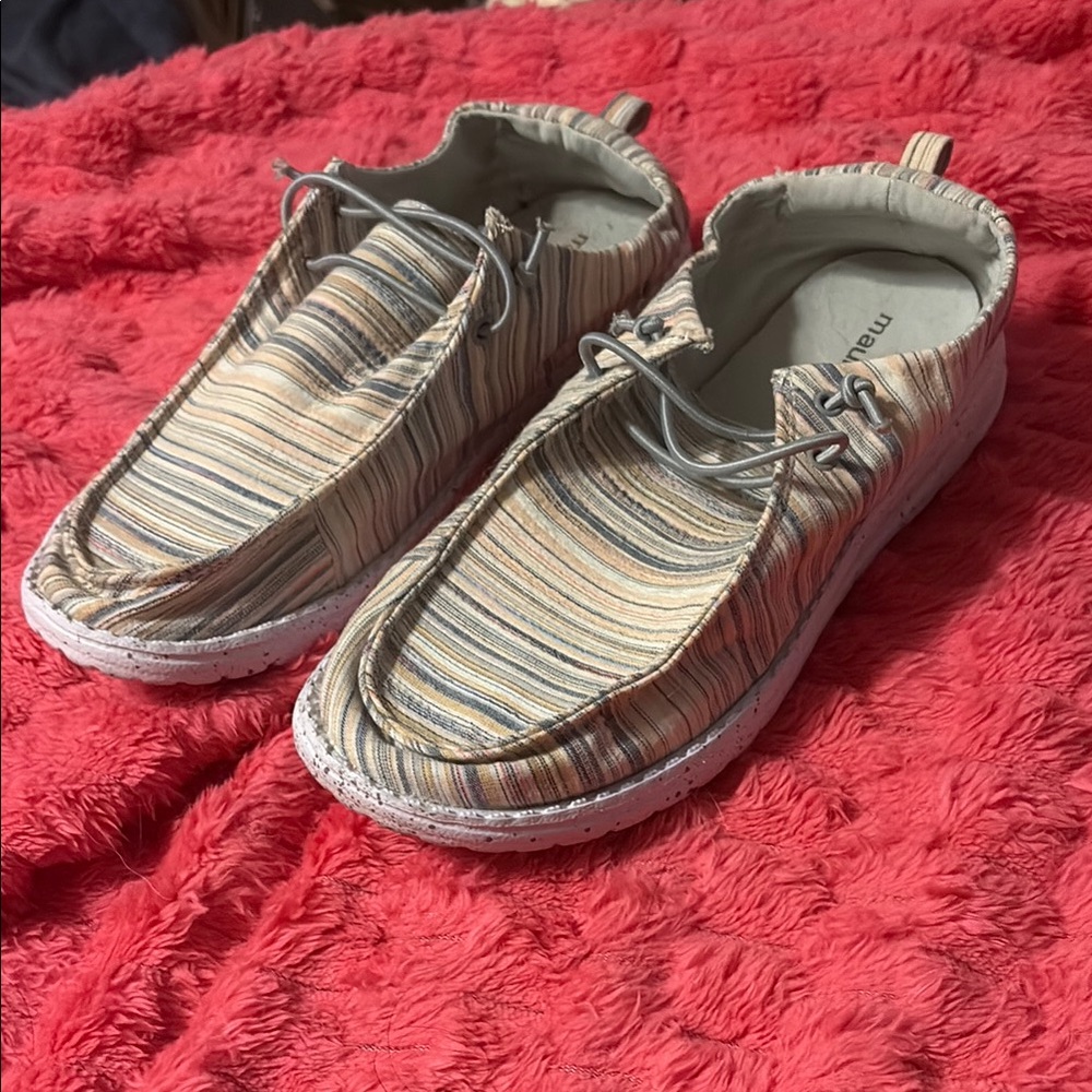 Maurices Tan Flats Comfortable Slip-Ons